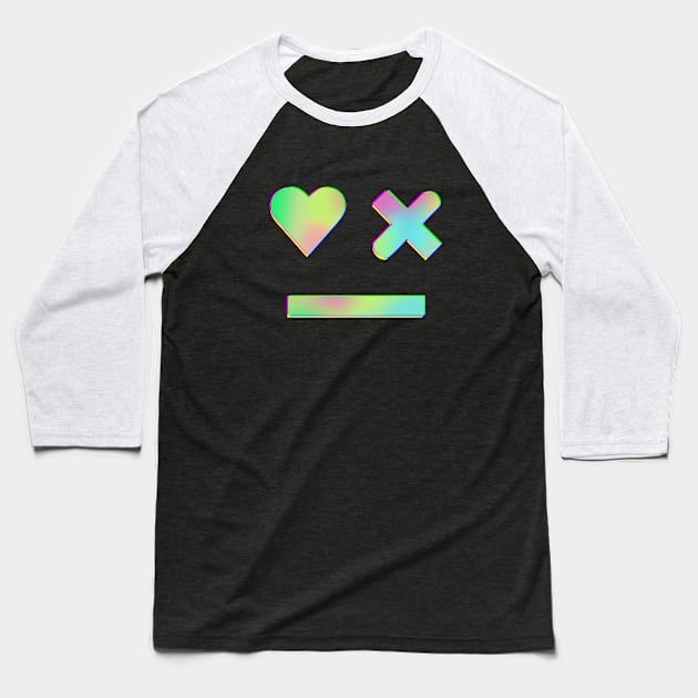 Love Death Robots Inspired LDR Face [Hologram style] Baseball T-Shirt by teresacold